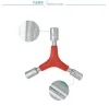 KT734 bicycle Y-shaped triangular socket three-fork hexagon socket wrench 8/9/10MM Y-shaped wrench bicycle maintenance and management tool details Picture